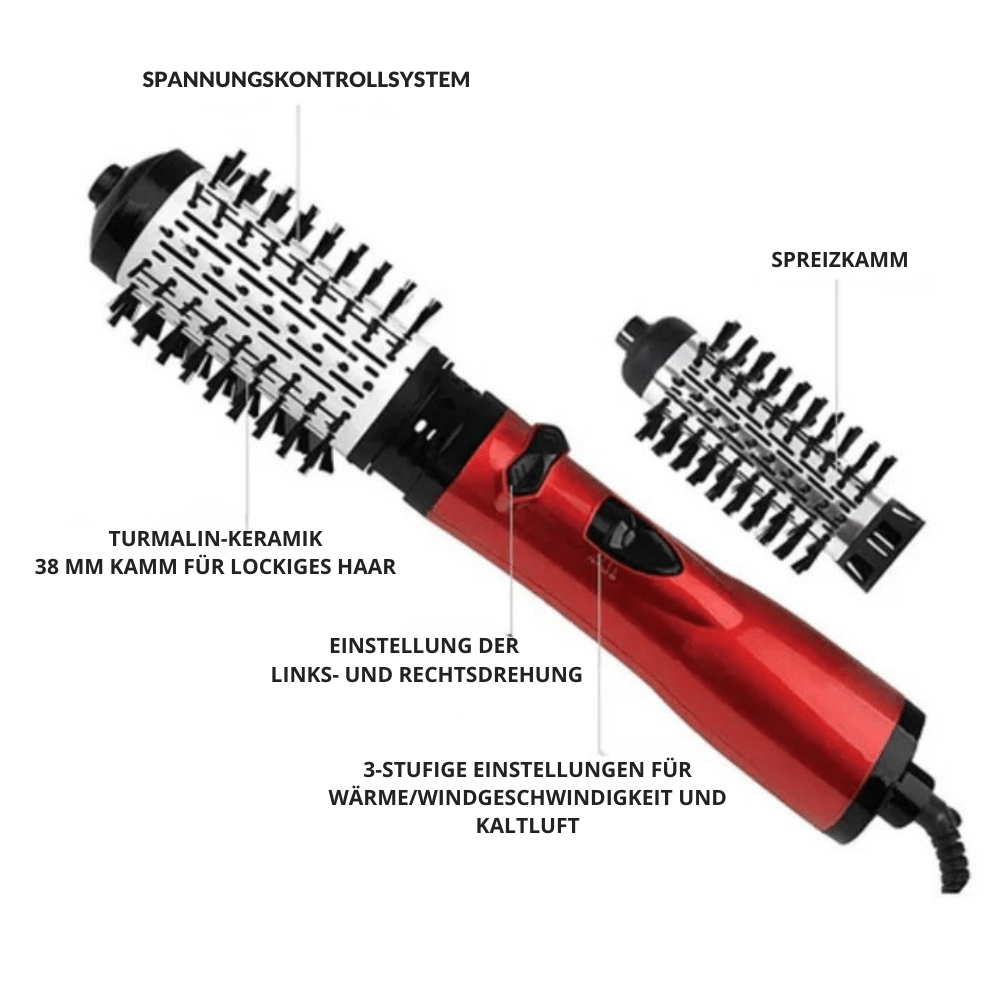 VoluBrush™ | Das Geheimnis für perfektes Haar zu Hause in nur 5 Minuten